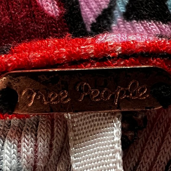 Free People Key To Your Heart Floral Mini Dress in Black Combo Size Small - Picture 5 of 12